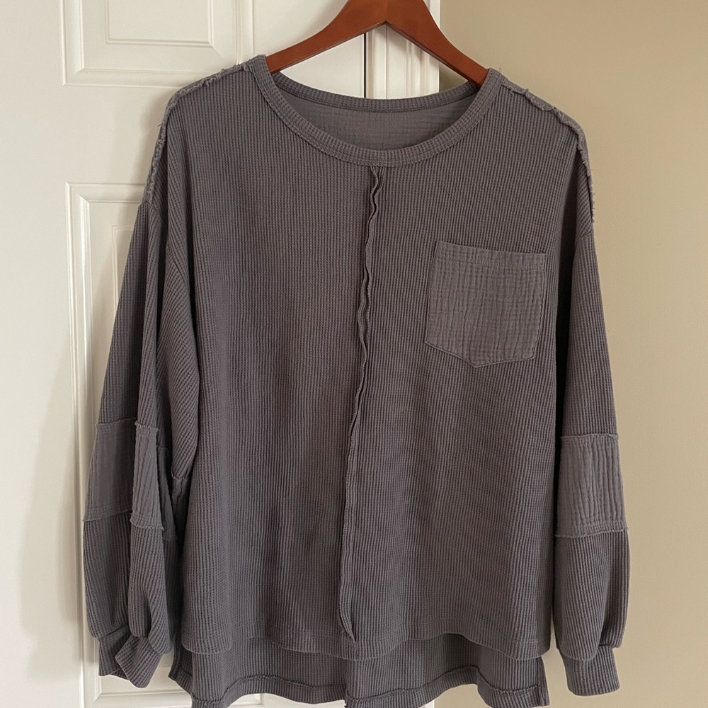 Gray Women's Top